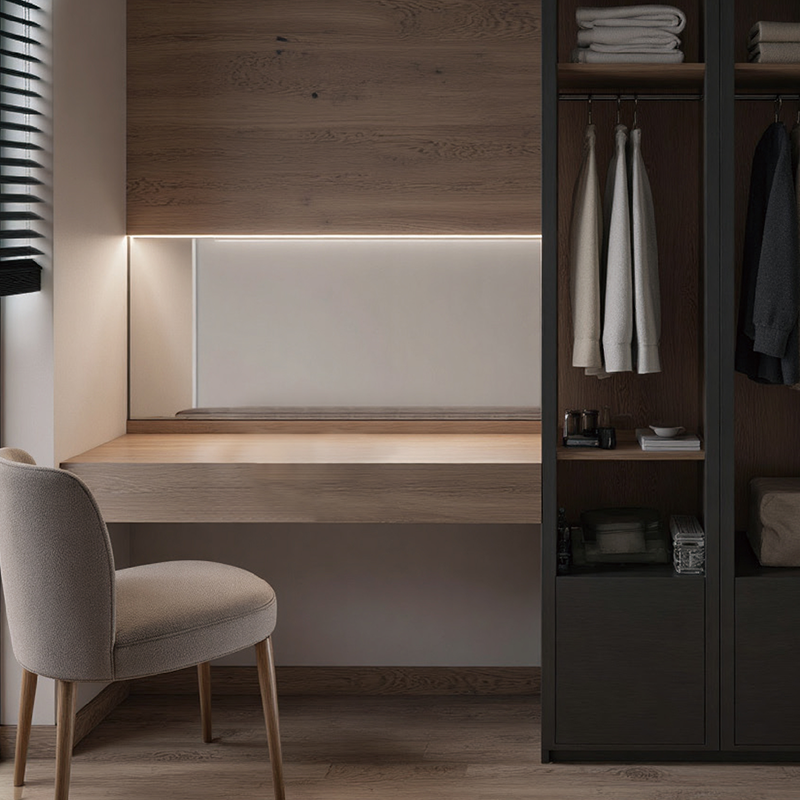 升降化妆镜模块